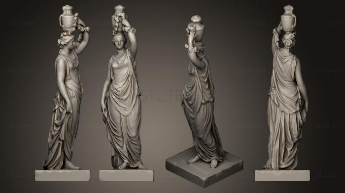 3D модель Коллекция статуй нимф (STL)