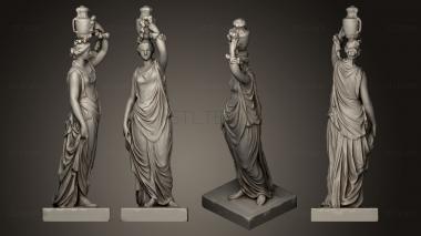 3D model Nymph statue collection (STL)