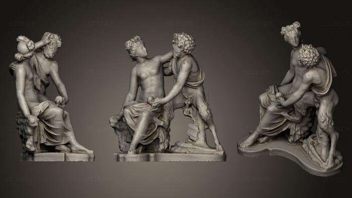 Статуи античные и исторические Pan and Hermaphrodite