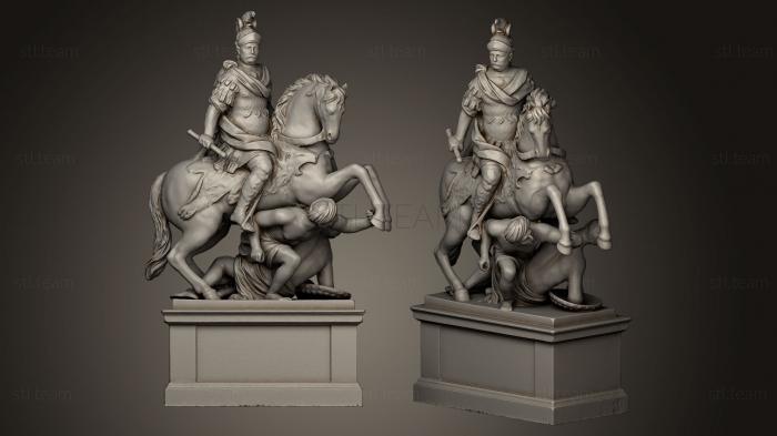 Статуи античные и исторические Помник конни Яна III с