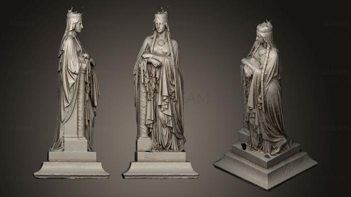 Статуи античные и исторические Святая Клотильда, королева Франции