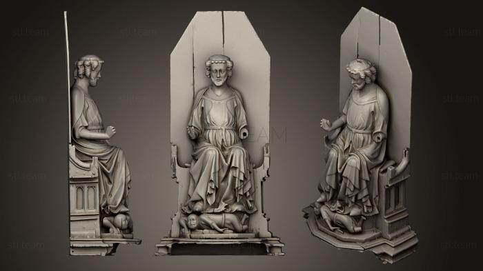 3D model St Olaf the Patron Saint of Norway (STL)