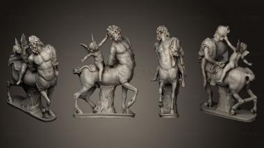 3D model The Old Centaur with reconstructed cupid (STL)