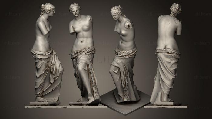 Статуи античные и исторические Venus de Milo low poly