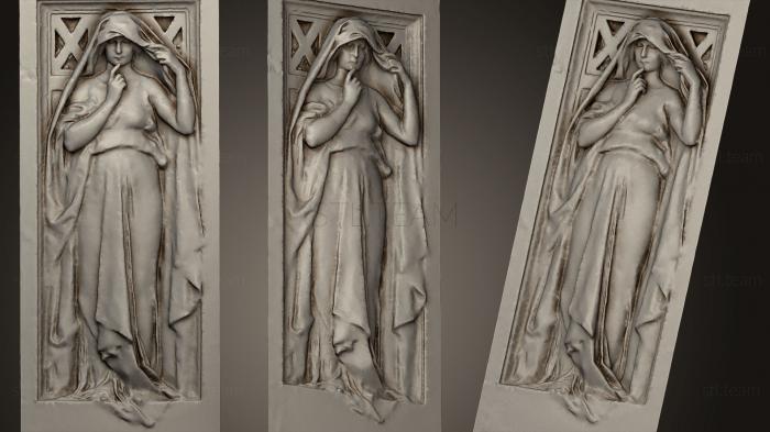 3D model A tombs door Pre Lachaise Cemetery (STL)