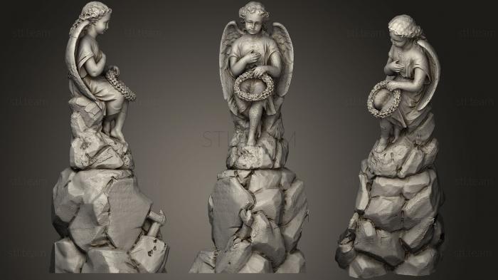 3D модель Ангел с могилы (STL)