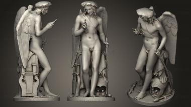 3D model Cupid Triumphant Examining His Arrow (STL)