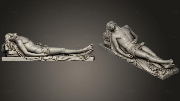3D model Dead Christ Sculpture (STL)