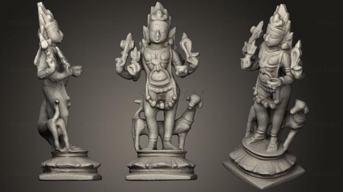 Статуи античные и исторические Калабхайрава Самая страшная форма Шивы
