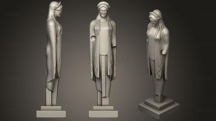 3D model Kore Dressed In Chiton And Cape (Epiblema) (STL)