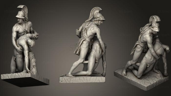 Статуи античные и исторические Menelaus and Patroclus Inv 1914 n 601
