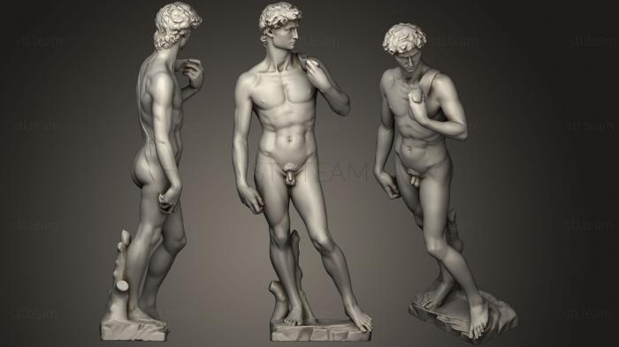 3D model Michelangelo David 15 K (STL)