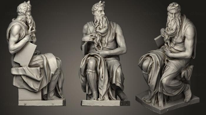 Статуи античные и исторические Moses By Michelangelo