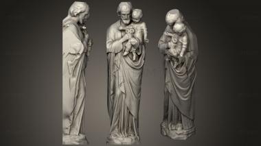 3D model Scan Of Statue Of St. Joseph (STL)