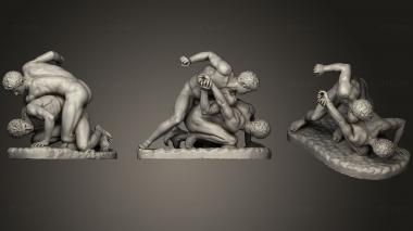 3D model The Wrestlers Inv 1914 n 216 (STL)