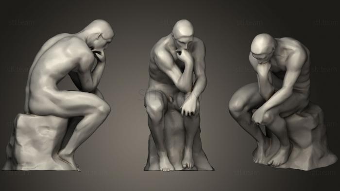 3D model Thinker by Rodin Mobile Friendly (STL)