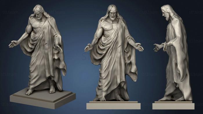 3D модель Статуя Христа (STL)