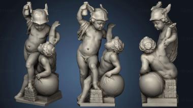 3D model Cupid Fighting (STL)