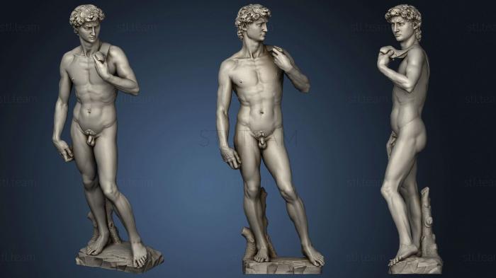 Статуи античные и исторические Галерея Академии Дэвида Микеланджело Флоренция Италия 2