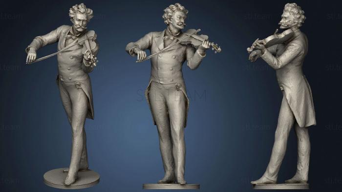 3D model Johann Strauss Statue (STL)