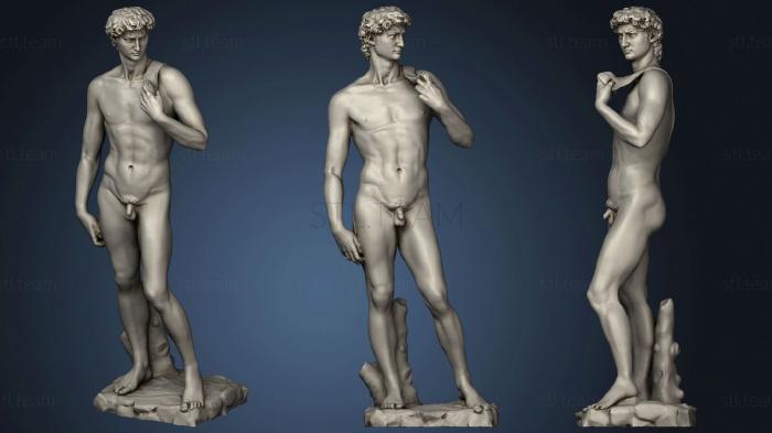 Статуи античные и исторические Давид Микеланджело