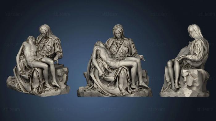 3D модель Пьета в базилике святого Петра Ватикан (STL)