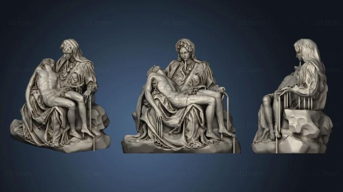 3D модель Пьета В Базилике Святого Петра Ватикан (STL)