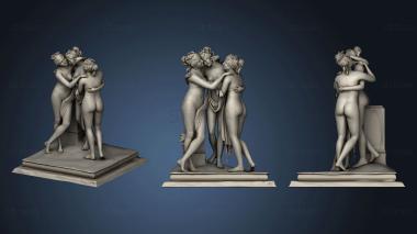 3D модель Скульптура Трех Граций 01 (STL)