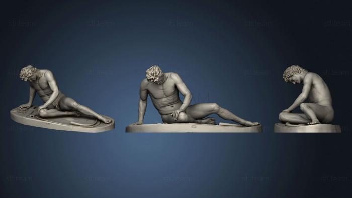 Статуи античные и исторические Умирающая Галлия эллинистического периода Капитолийские музеи Рим