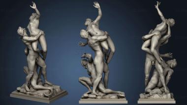 3D model Abduction of a Sabine Woman Loggia dei Lanzi Florence Italy (STL)