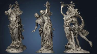 3D model Apollo and Daphne by Bernini Carpe Diem Rome (STL)