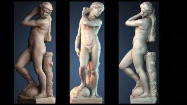 3D model David Apollo – Famous statue (STL)