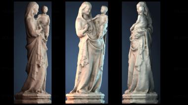 3D model Madonna and Child at Bode Museum, Berlin (STL)