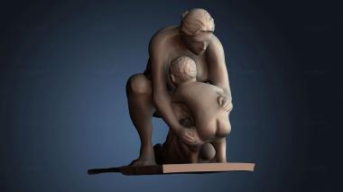 3D model Mother and Child at Resselpark, Vienna (STL)