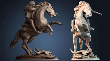 3D model Apache Shooter on Horse (STL)