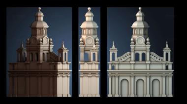 3D model Catholic Church (STL)