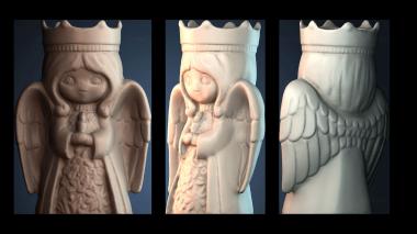 3D model Japanese Angel (STL)