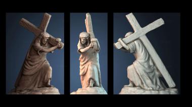 3D model Jesus Cross (STL)