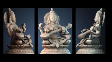 3D model Saraswati (STL)