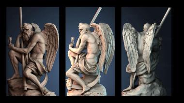 3D model Tomb of Anne Henniker - Allegory of Time (STL)