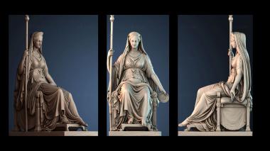 3D model The Goddess Concordia Represented in Likeness of Empress Maria Louisa (STL)