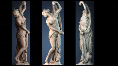 3D model The Venus Callipyge at The Louvre, Paris (STL)