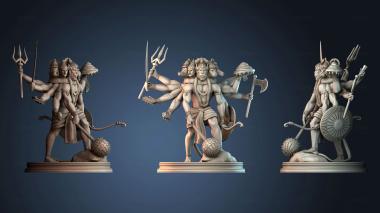 3D model Panchamukhi Hanuman (STL)