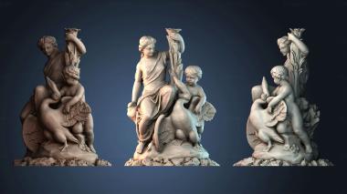 3D model Leda and the swan (STL)
