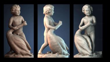 3D model Love with a swan (STL)