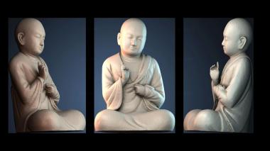 3D model Chinese monk (STL)