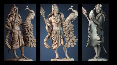 3D model Skanda - Son of Shiva (STL)