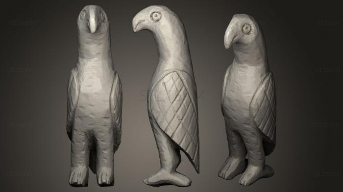 3D model Pssaro do povo Guarani Guarani Wooden bird (STL)