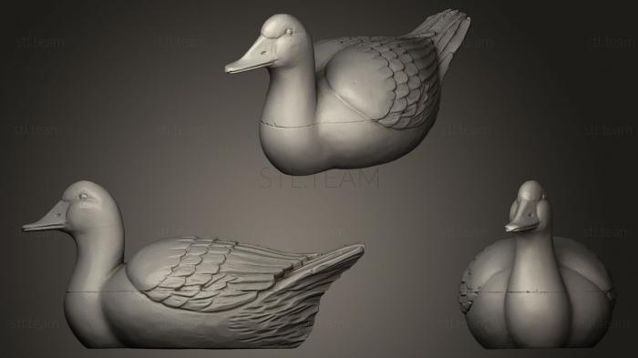 3D model Bote fourre tout en forme de canard (STL)