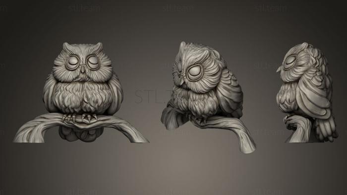 3D model Bubu the Owl Miniature (STL)